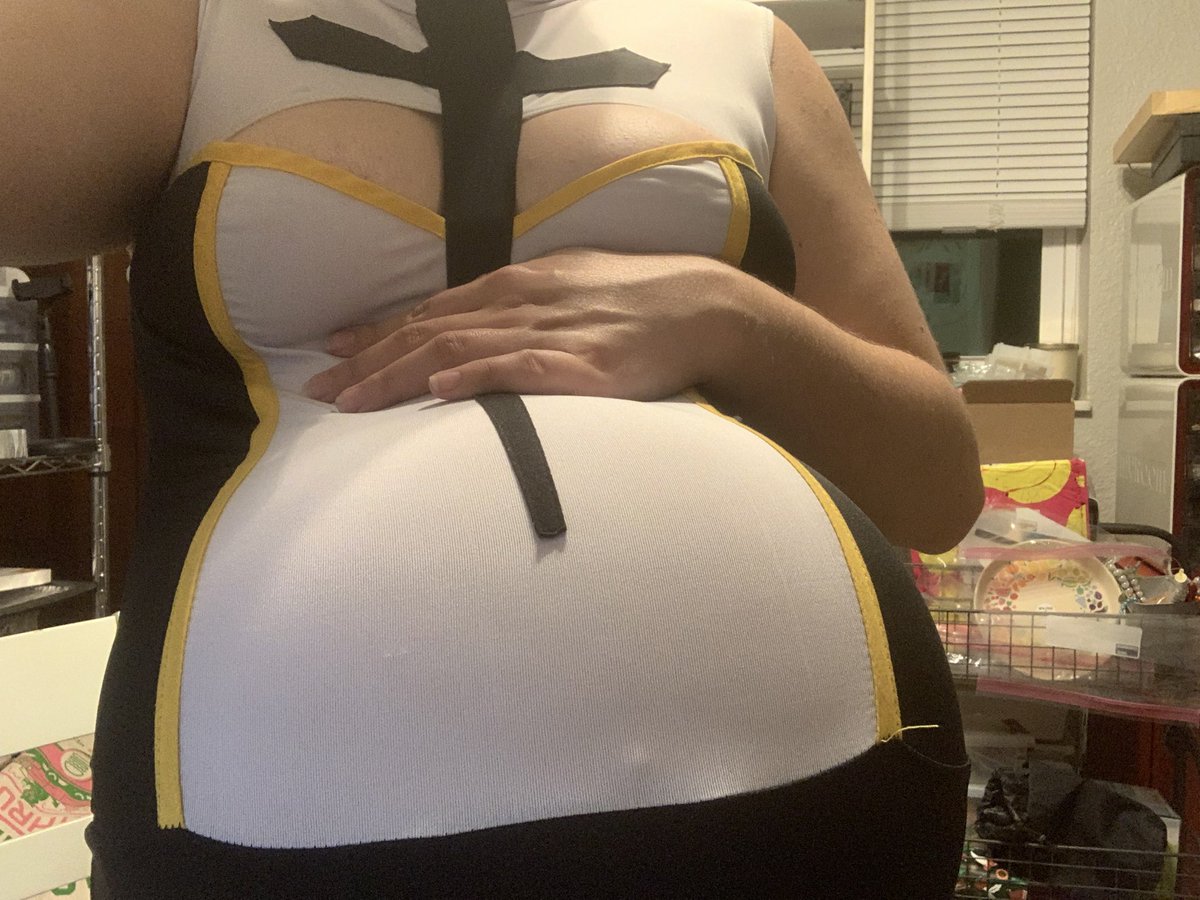 kinkykirin's tweet photo. My nun costume fits over the belly!! I’m very happy about this 👀 https://t.co/AqfZDmwaj5