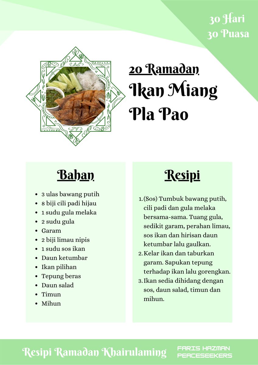 Faris Hazman Peaceseekers On Twitter Iftar 11 Ramadan Cop Ayam Dan Kentang Goreng Iftaar 11th Ramadan Chicken Chop With Fries Https T Co Xe1tvnabqc Twitter