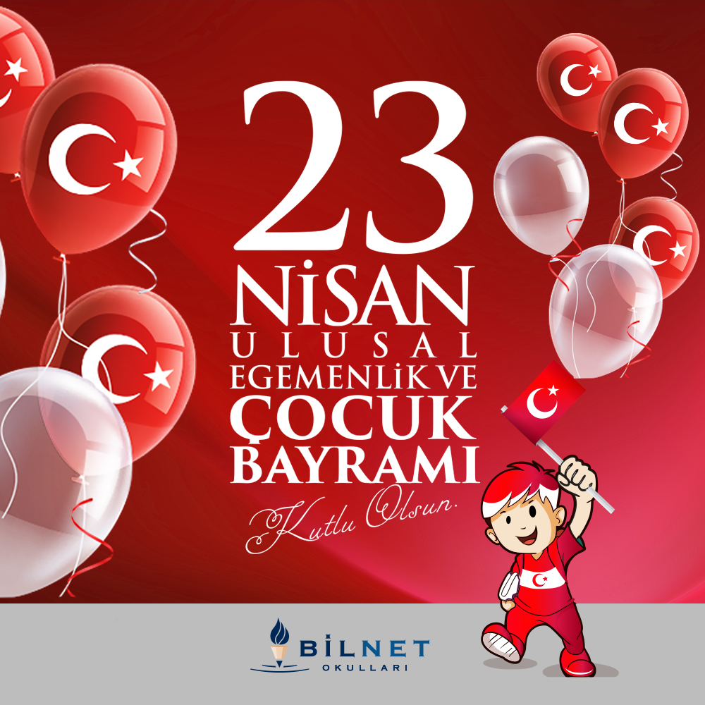23 Nisan Ulusal Egemenlik ve Çocuk Bayramı Kutlu Olsun! 🇹🇷

#23Nisan #UlusalEgemenlikveÇocukBayramı #BilnetOkulları #BilnetSchools