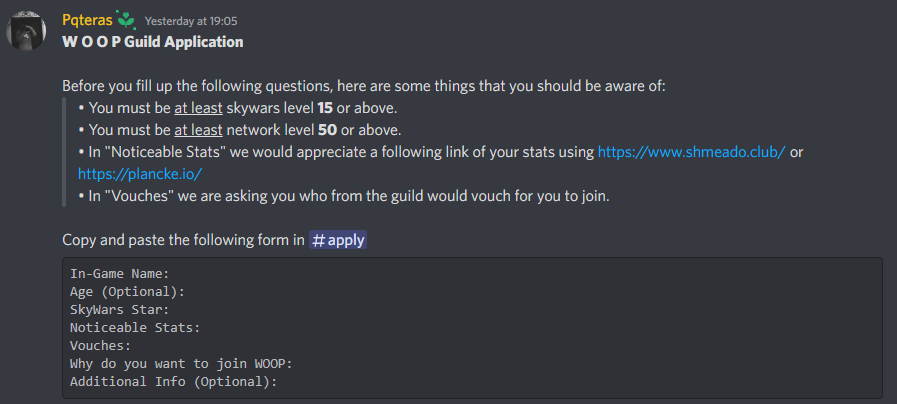 WoopGuild's tweet photo. !!! WOOP !!!
You can now apply to join Woop in our Discord! Join here: https://t.co/2plOdNvaVw https://t.co/4zQgmwDwgc