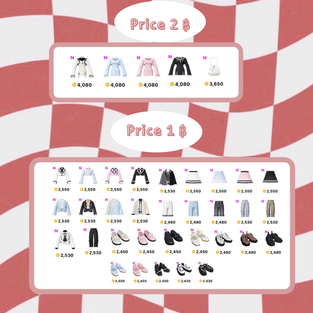 cl0thes_zpt (ชุดเซ็ทzepeto/เสื้อผ้าzepeto) tweet media
