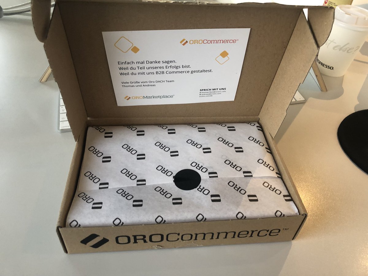 sylvainraye's tweet photo. @j_zavadska @OroGermany Finally not 😏. Thank you very much @OroGermany 🎉#orocommerce #oromarketplace https://t.co/5SPOhmNPQ9