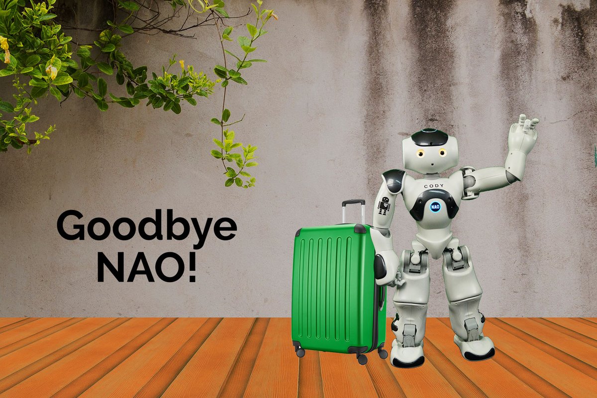 roboprax's tweet photo. After a great time together we now have to say "Goodbye NAO!" We have to part with our dear friend because our project RoboPraX by Prof. Dr. @juergen_handke has ended.
Our partner schools want to continue working with NAO robots. We are excited to see what the future will bring! https://t.co/OiQluNFMIX
