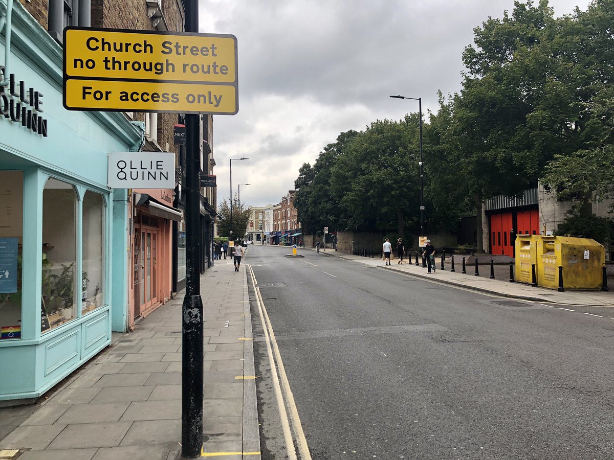 Just drove my bus up Stoke Newington Church Street via the LTN. Was Such a thriving place. It was dead. A ghost town …Shops that were open where empty .. <a href="/mayorofhackney/">Mayor of Hackney</a> you will be known as the man that took down Hackney to provide for your pressure group.Not one cyclist I saw.