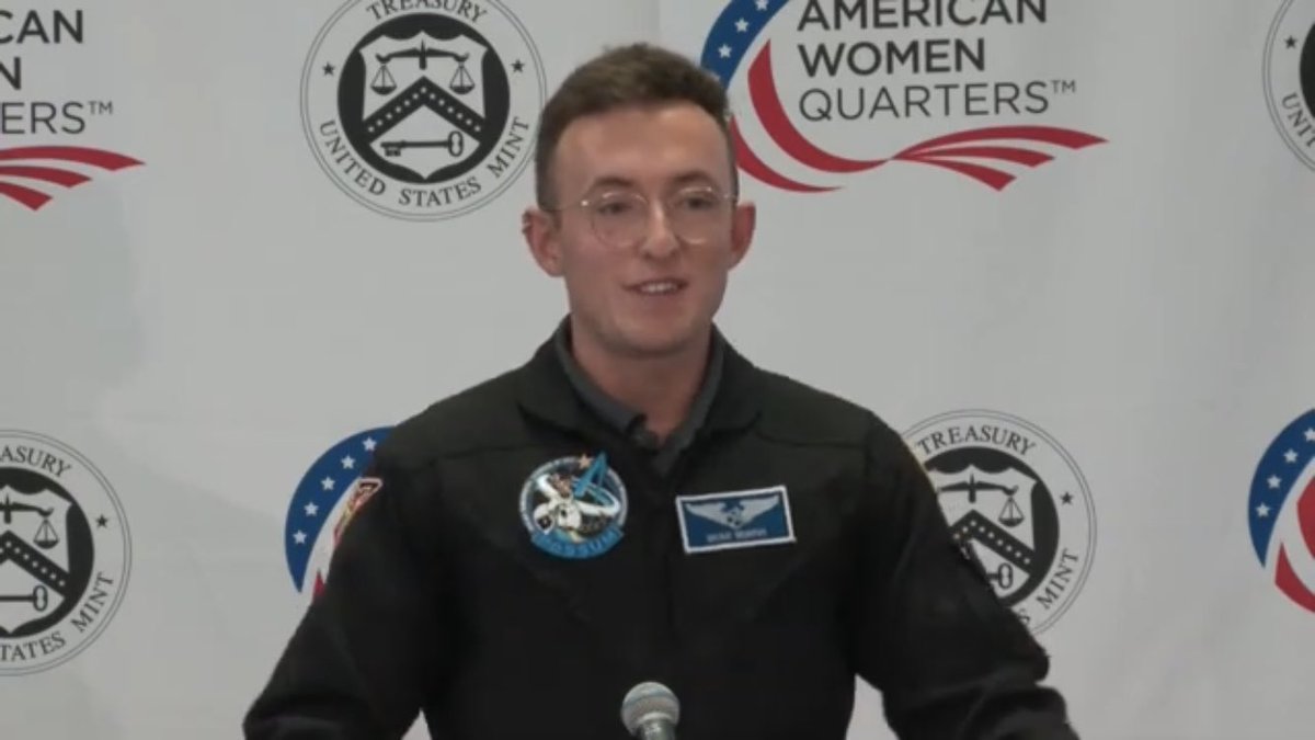 Outastronaut1's tweet photo. You can now watch the @usmint commemoration at Sally Ride Elementary School!  🪙 This year Dr. Sally Ride was added to the American Women Quarters Program.   💫 https://t.co/n5pAVOoT2O https://t.co/Eml7bsTGch