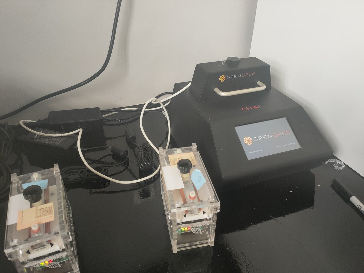 I'm SO impressed by <a href="/Mahaliana_labs/">Mahaliana</a> in Madagascar. Founder @Fidydvm was frustrated that projects always had to export specimens meaning Malagasy students/scientists were often only involved in sample collecting. So he established capacity here. We are collaborating.....