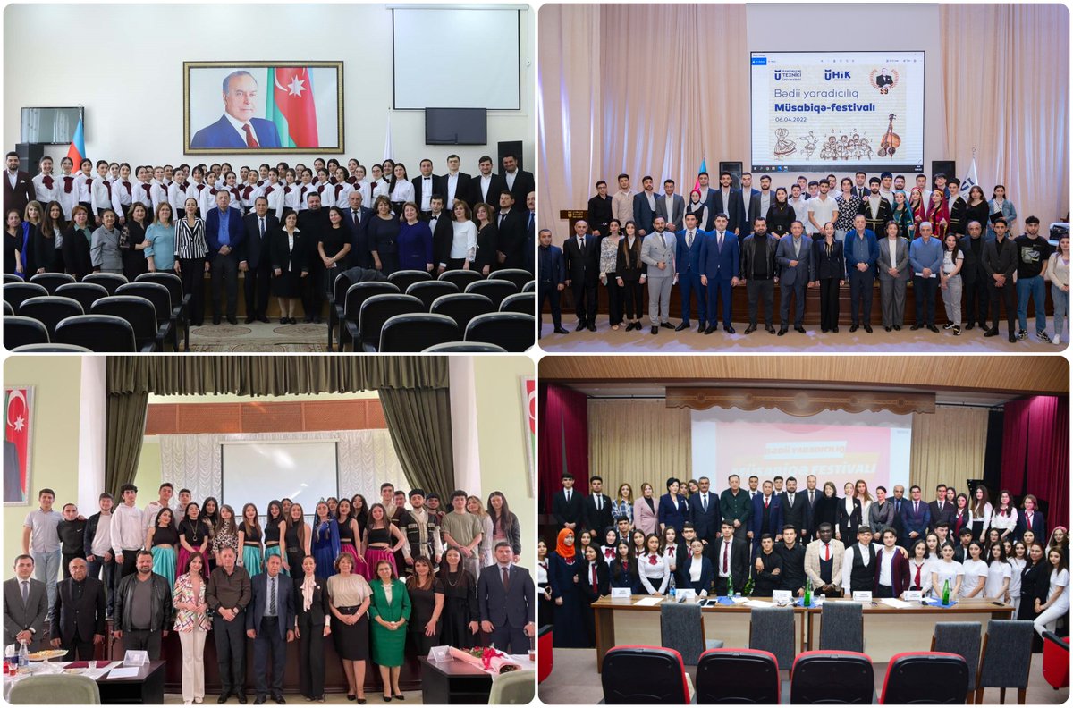 Tələbələr arasında bədii yaradıcılıq müsabiqə-festivalı keçirilib
#TəhsilNazirliyi #EduAz #Məktəbdənkənar #Müsabiqə
bit.ly/3rEKehN
