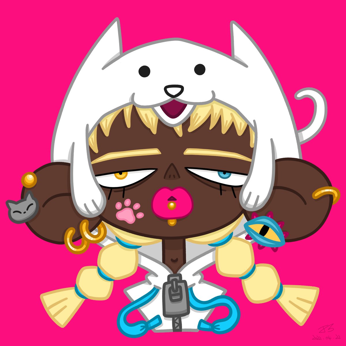 이벤트에 참여했던 것들이... nft용 작품보다 더 잘 나왔냐.. (긁적)