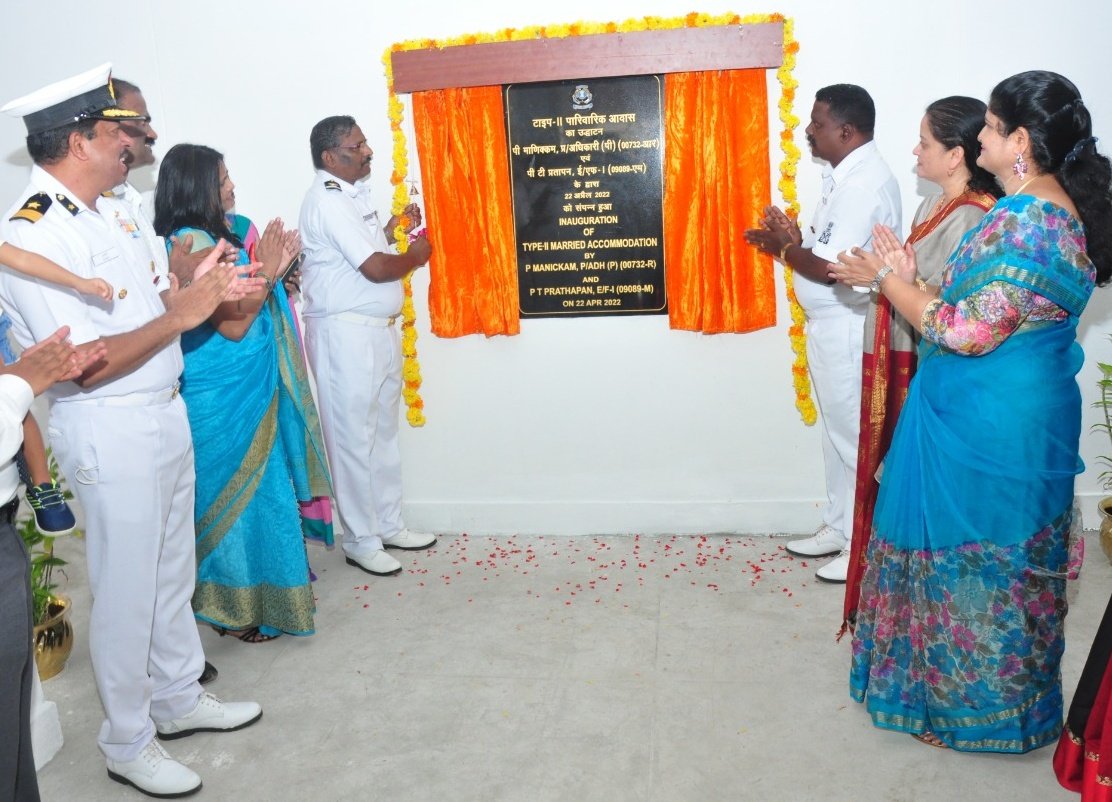 DefencePROkochi's tweet photo. 68 DwellingUnits inaugurated at CG ResidentialArea under Dist.HQ No.4 #Kochi on 22Apr22.
Project constructed by #MilitaryEngineerService & inauguration ceremony held by the inclusive leadership of Sailors of @IndiaCoastGuard,
in presence of DIG N Ravi,Dist.Cdr, CGHQ-4
#WeProtect https://t.co/OuKVkDVZNR