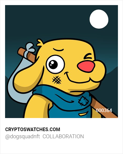 FromNullToZero's tweet photo. NFT #GiveawayNFT by @cryptoswatches

Crypto Swatches had a superb collab with @TheDuckles 
https://t.co/J2GIqXYENT

We give away 2 older blended Swatches (small pic) in 72 hours:

- retweet❤️
- follow @cryptoswatches &amp; @FromNullToZero 
- retweet @cryptoswatches pinned tweet

🍀👍 https://t.co/raowHMKS2s