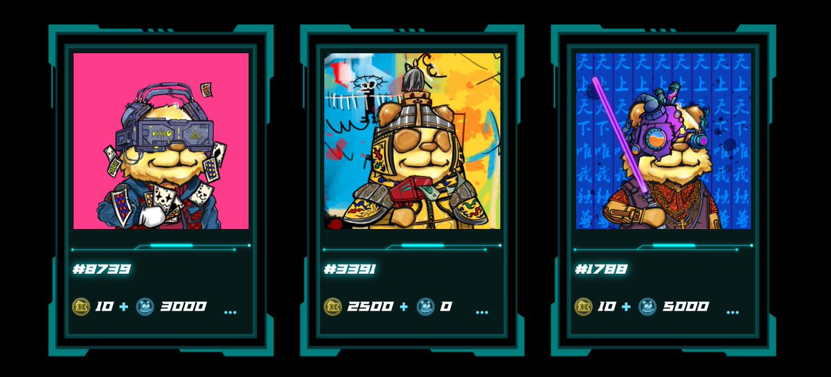 Paladin_Pandas's tweet photo. Degens been wondering why gold furs are always swept even listed at 3,000 rent ticket?

Here's why, with 3 gold furs in your team, you can make 11,300 (worth $180) in 15 mins of gameplay...🙀🙀

Sounds INSANE, right? Let’s do the math together. 

#NFT #NFTGame https://t.co/GVxGCEgPx8