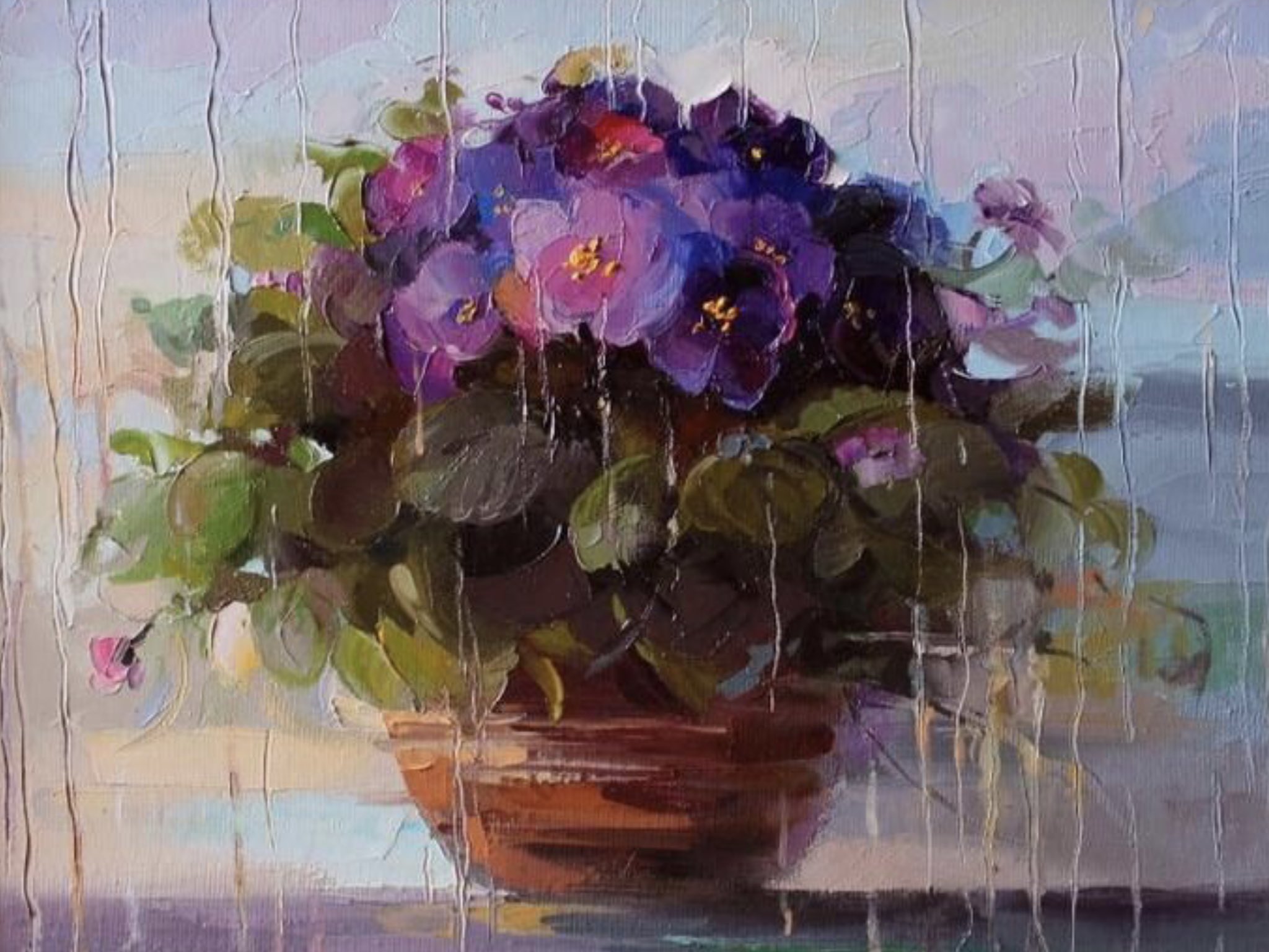 Сенполия в горшке. Фиалки живопись маслом. Анютины глазки цветы лесные. На заднем дворе расцвели фиалки 26 глава. Анютины глазки почвопокровные.