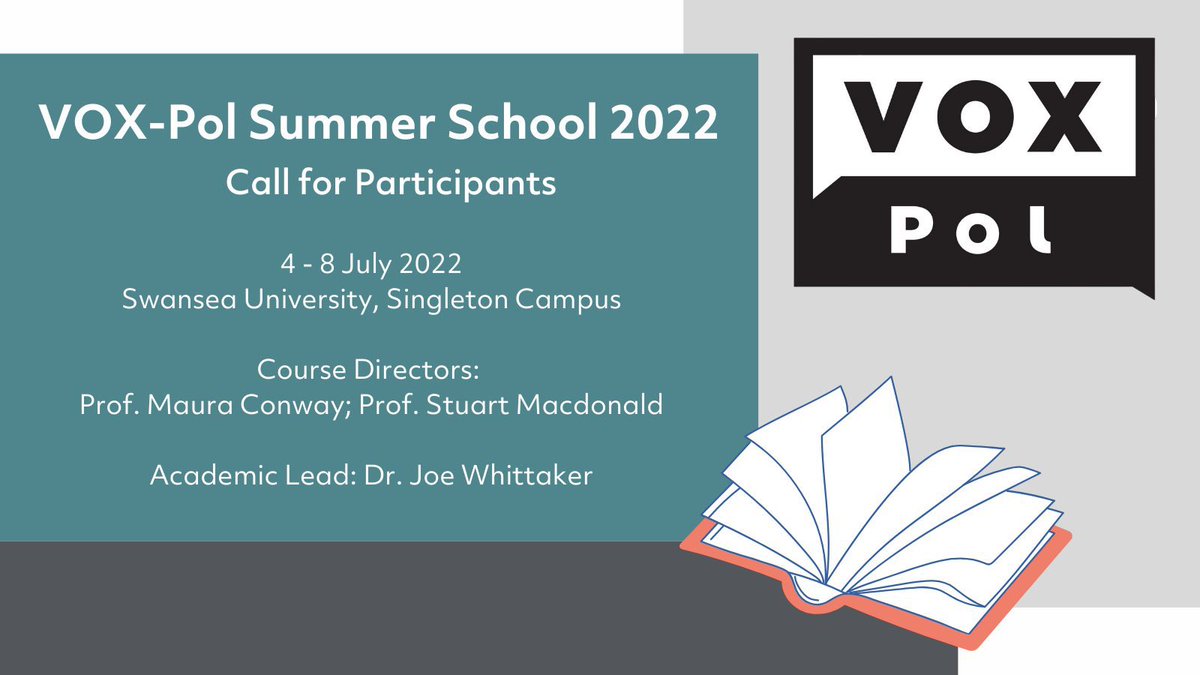 TODAY is the last day to make an application for our July Summer School at <a href="/CYTREC_/">CYTREC</a> at @Swansea_Law. More info at voxpol.eu/events/vox-pol….