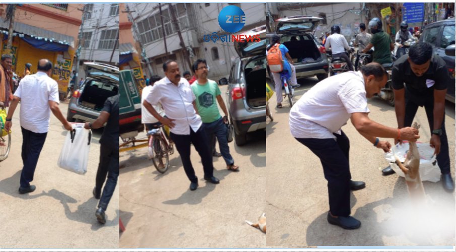 ZeeOdisha's tweet image. ଫଟୋରେ ଖବର...
ରାସ୍ତାରେ ପଡ଼ିଥିବା ମୃତ କୁକୁରକୁ ରାସ୍ତାରୁ ଉଠାଇ ନିଜ ଗାଡ଼ିରେ ନେଇ ସତ୍କାର କଲେ କଟକ ମେୟର ସୁବାଷ ସିଂ।
#CuttackMayor #ZeeOdishaNews #SubashSingh