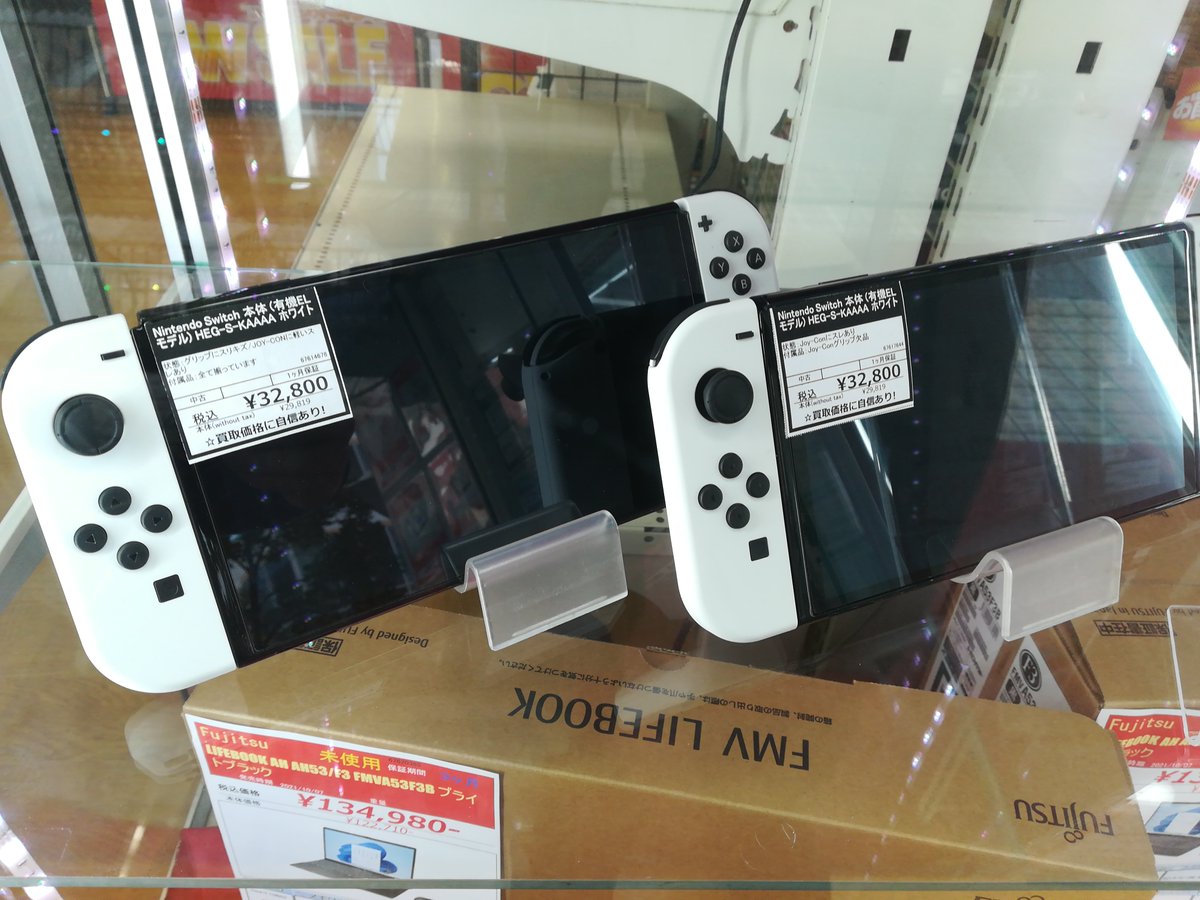 安い売品 Nintendo Switch 本体【箱付・一部欠品あり】 www.m 
