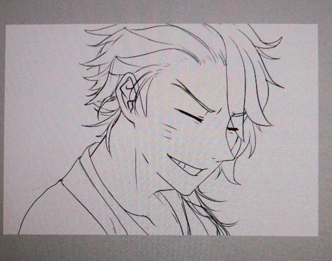 好きな顔描けたからみてー 
