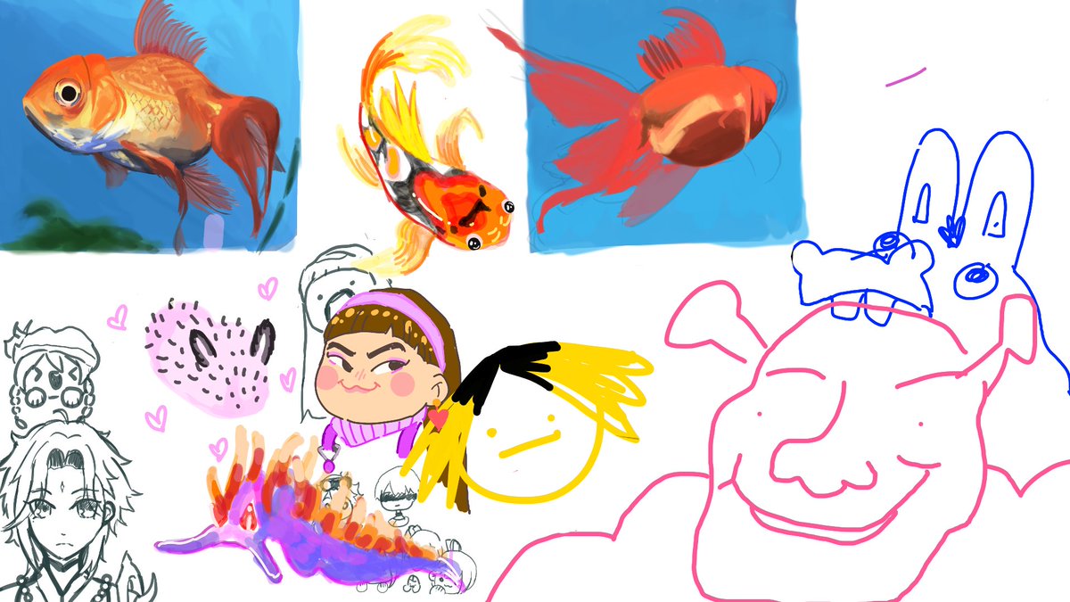 Had so much fun drawing with @racherru and @juifenx (and stella) today! Thank you guys for hanging out with me :     )

Thanks so much to @namzzy703 for the raid and @Syber_roxas for the bits!

If anyone else would like to draw with me feel free to hit me up!! 