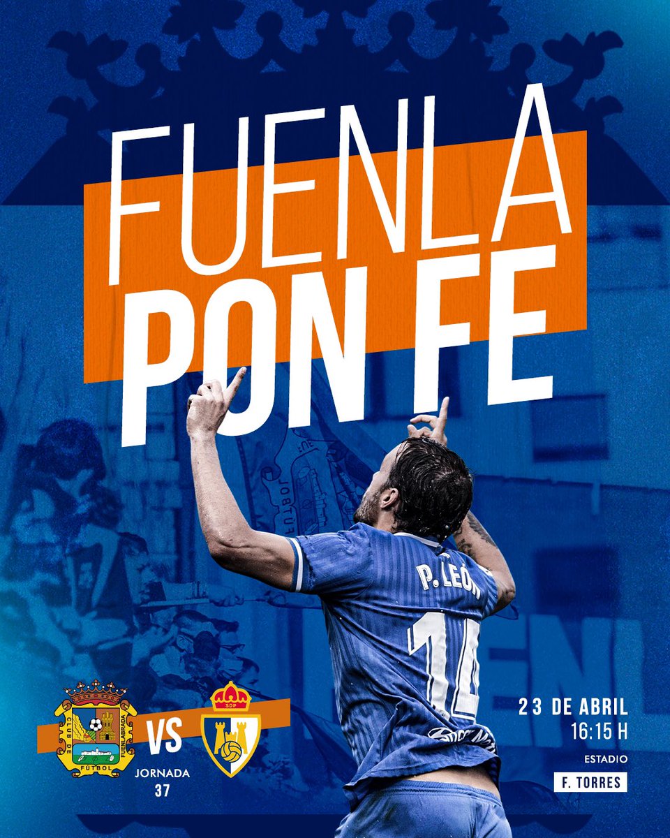 Voy a ser claro: QUEREMOS EL TORRES A REVENTAR

RT y que esto llegue a todo el que como TÚ aún cree 💙

#VamosFuenla