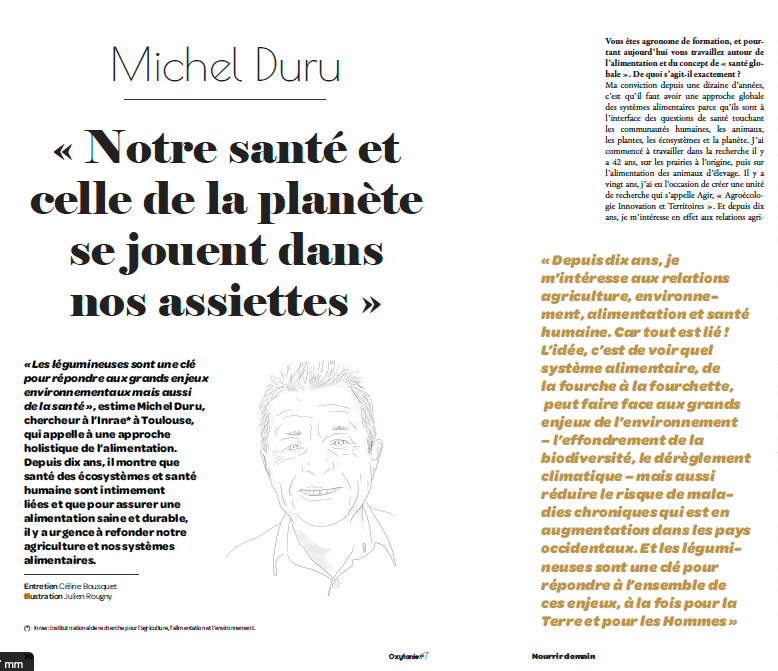 Merci à Oxytanie oxytanie.com pour mon interview sur les légumineuses #agroécologie #santé #climat #biodiversité