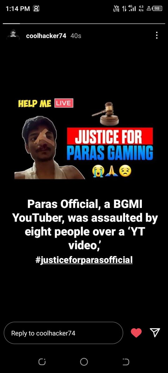 Coolhacker74's tweet photo. Justice for Paras official...

#justiceforparasoffical #parasofficial #parasofficialyt #YouTube #Amritsarpolice #justice https://t.co/1CpYozdsCU