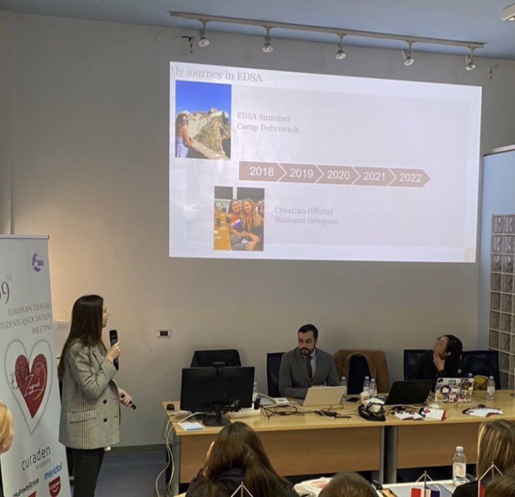 Charlotte_EDSA's tweet photo. A very interesting second day at the Zagreb meeting yesterday  @edsaweb !🌏
🦷 Election of the president elect 
🦷Trainings 
🦷Discussions on future meetings and the future of the association https://t.co/qTDQ0QROAq