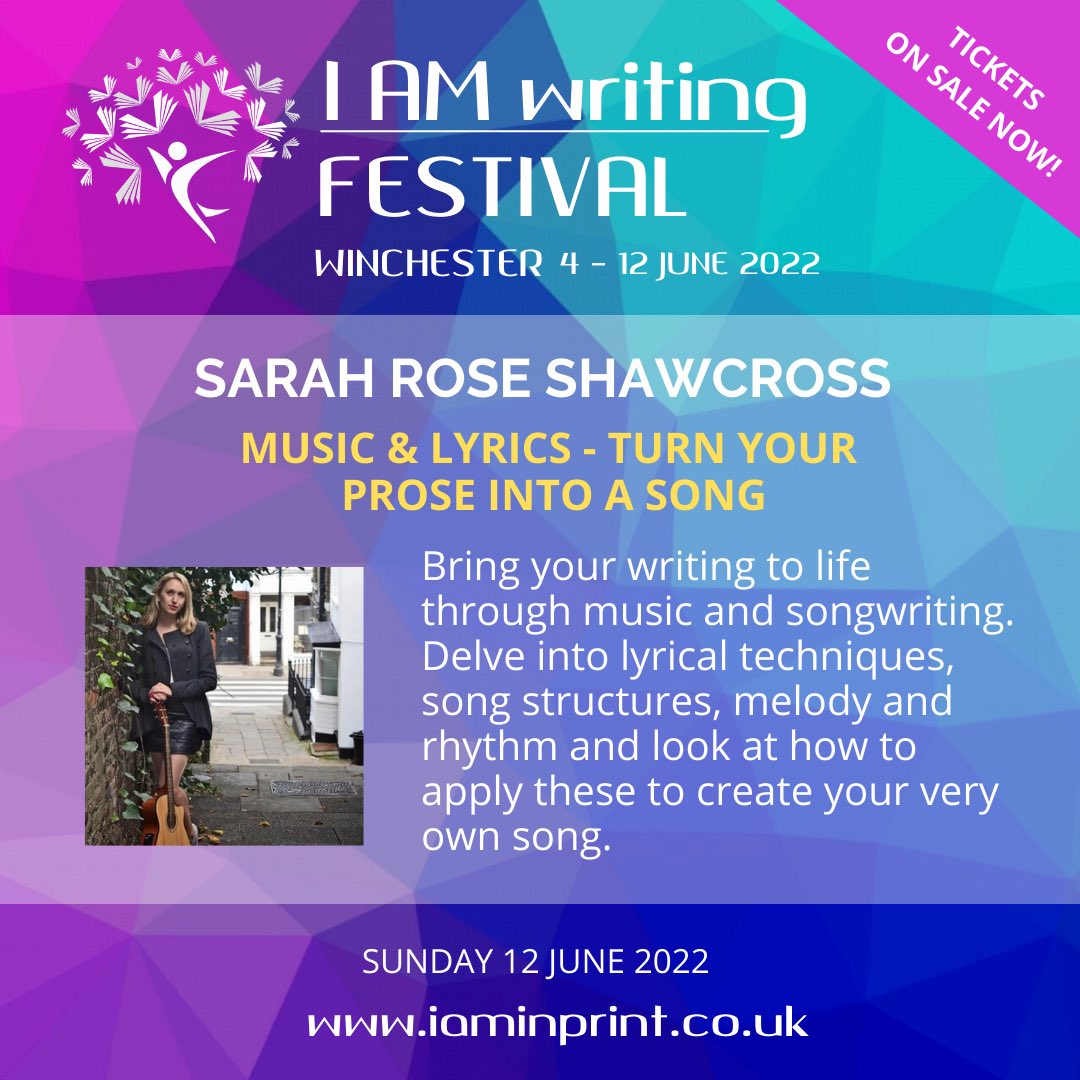 SarahMusicSongs's tweet photo. Songwriting Workshop for adults in Winchester on Sunday 12th June - no previous songwriting or instrumental experience necessary. As part of the wonderful @IAmInPrint Festival. Tickets on sale now or DM me for more information https://t.co/nGProuxima
