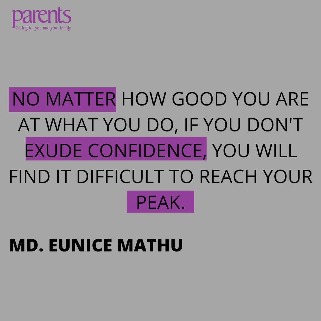 parentsafrica's tweet image. Confidence gets you further in life~MD. Eunice Mathu

Grab our April Issue to read 7 tips that can help you boost your confidence quotient. 

Copy going for 220 Kshs ONLY.  Link👇👇
epaper.parentsafrica.com

#Parenting #parentsmagazine #TheResetIssue #AprilIssue #sharemyworld