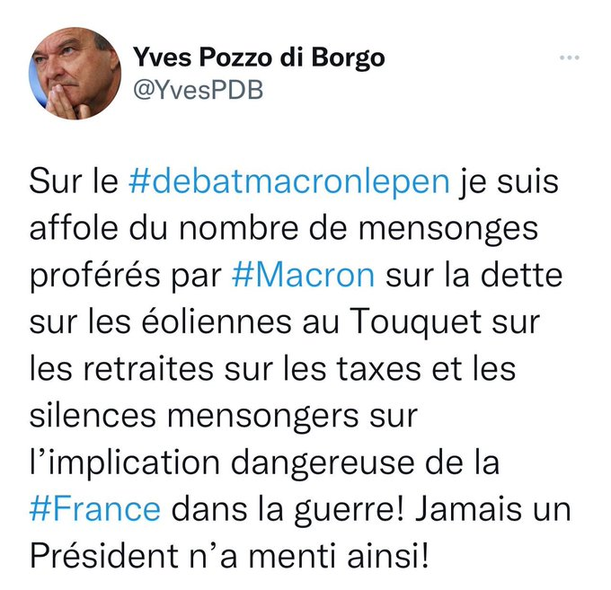#DebatPresidentiel Macron est le plus dangereux des deux, aucun doute là dessus.
#ToutsaufMacron