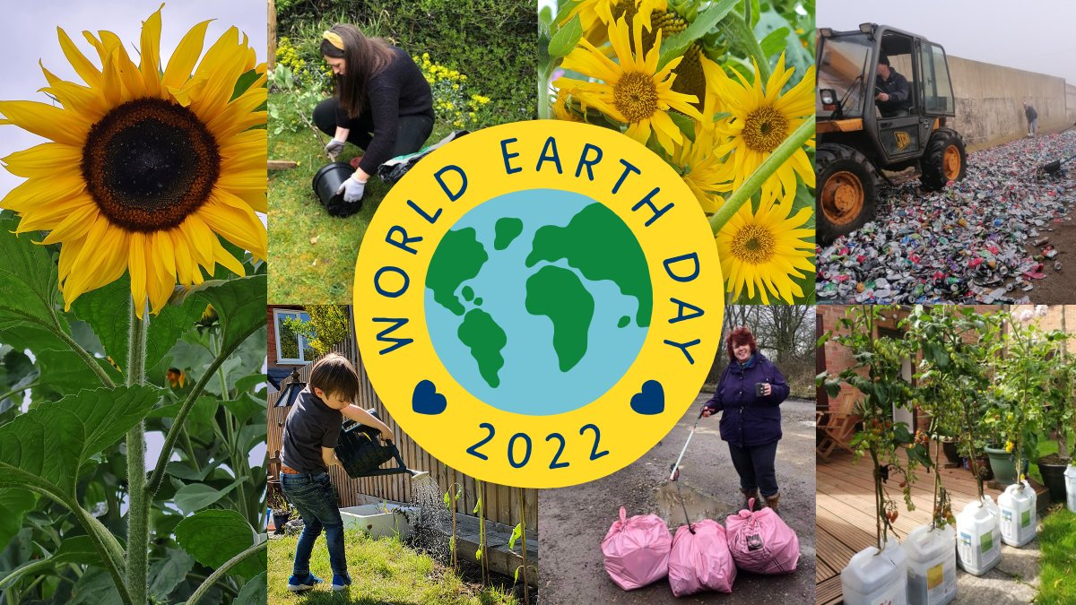 Today is World Earth Day. Over the last 12 months our Associates have been getting outside and participating in community environmental projects including: sunflower growing, tree planting, a community clean up, can collecting to support Helipads for Hospitals and much more.