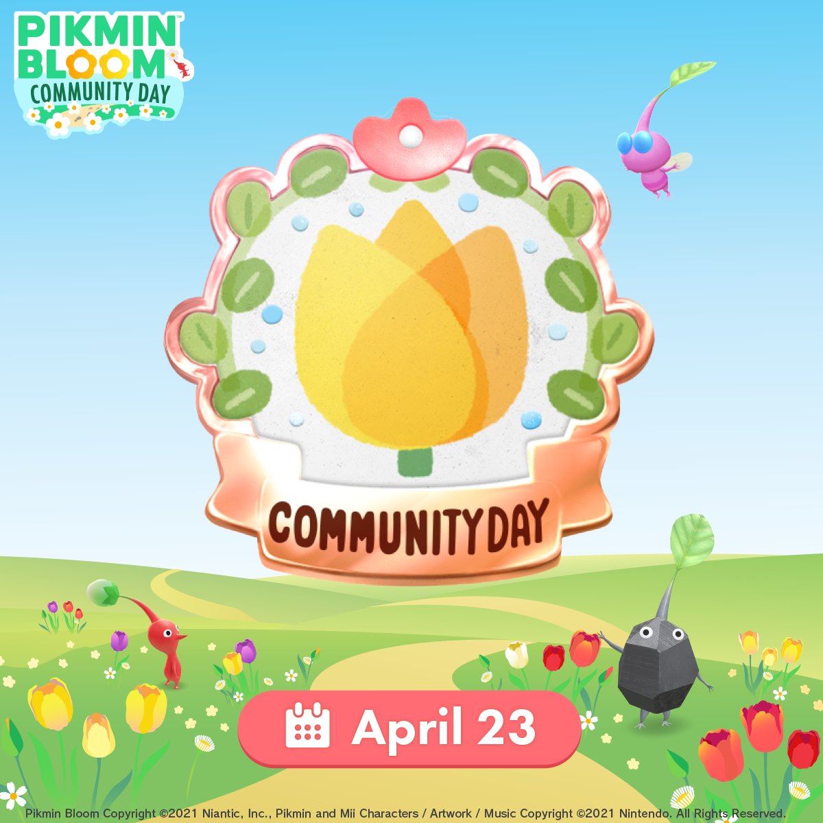 Pikmin Bloom on Twitter coming up tomorrow🌷 Walk