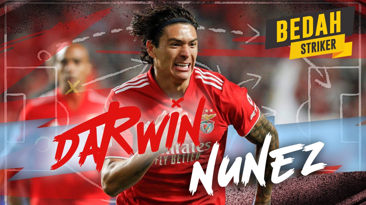Perkenalkan, salah satu rising star sepakbola Eropa saat ini..Darwin Nunez!

Bocah ajaib dengan skill seperti gabungan Ibrahimovic, Cavani, dan Mandzukic. Gak percaya? Mari kita bedah sama-sama keistimewaan seorang Darwin Nunez! 😎

⬇️ A THREAD ⬇️