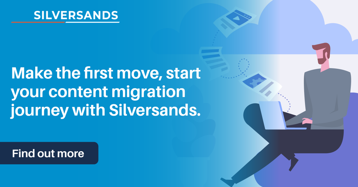 Content #Migration from on-prem to your #Microsoft365 environment isn't as simple as it sounds. There are many factors that should influence your #Planning &amp; approach. Learn more about how Silversands can help you accelerate your content migration here:

okt.to/UFCLXe