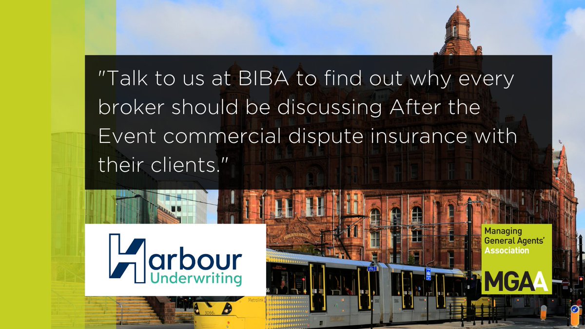 UKMGAA's tweet photo. Joining us at #BIBA2022 is the team from @Harbouruw!

Come to stand D71 and talk to Sharon Brown, Macella Wan, David Chase and Elly Barry about why #ATEInsurance should be a key part of any broker's arsenal.

We'll see you there! https://t.co/8OYA2OQ2Qs
