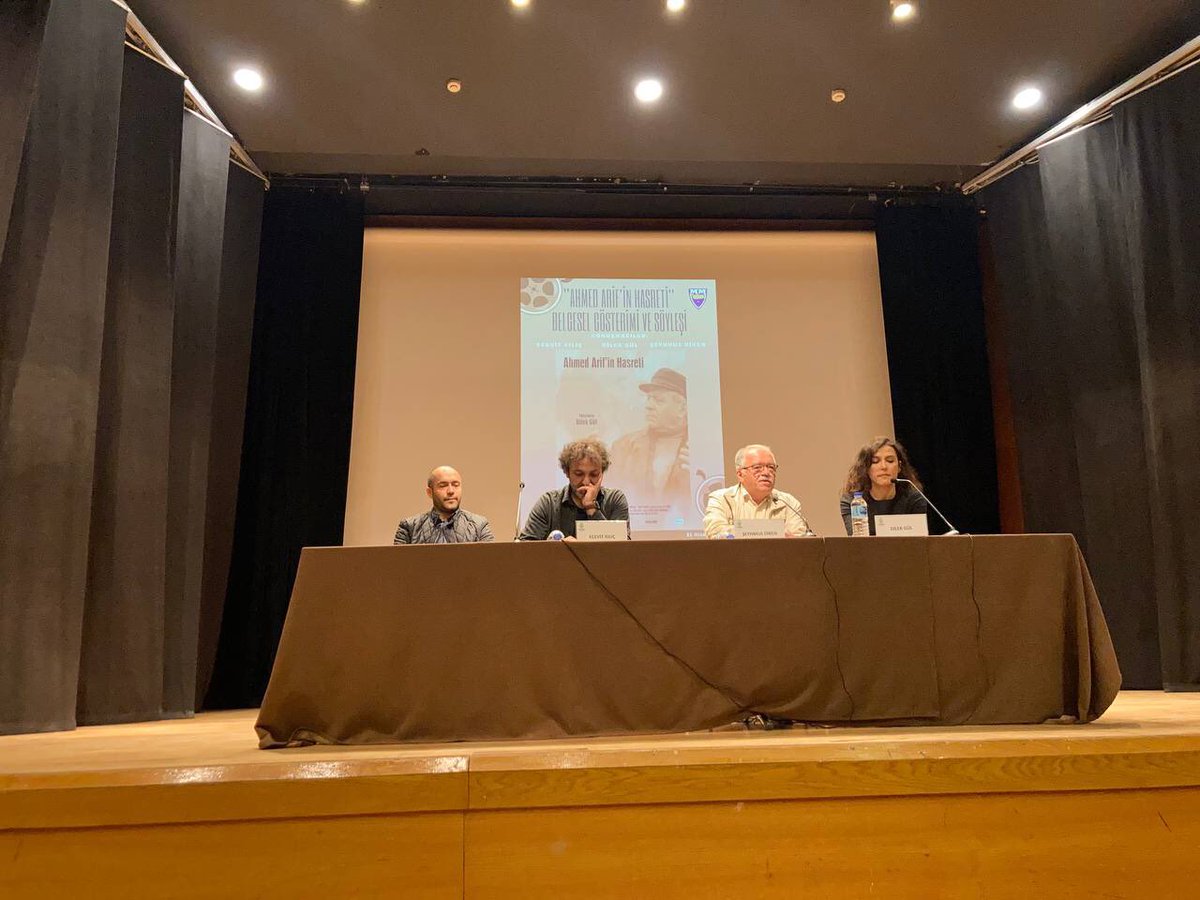 Dün akşam belgesel gösteriminde bizleri yalnız bırakmayan #ahmedarif sevenlerine sonsuz teşekkürler.  <a href="/mulkiyeliler/">Mülkiyeliler Birliği</a> 🙏

“Seni
Anlatabilmek seni
İyi çocuklara
Kahramanlara
Seni
Anlatabilmek seni
Namussuza
Haldan bilmez
Kahpe yalana…”

youtube.com/watch?v=K0EAge…