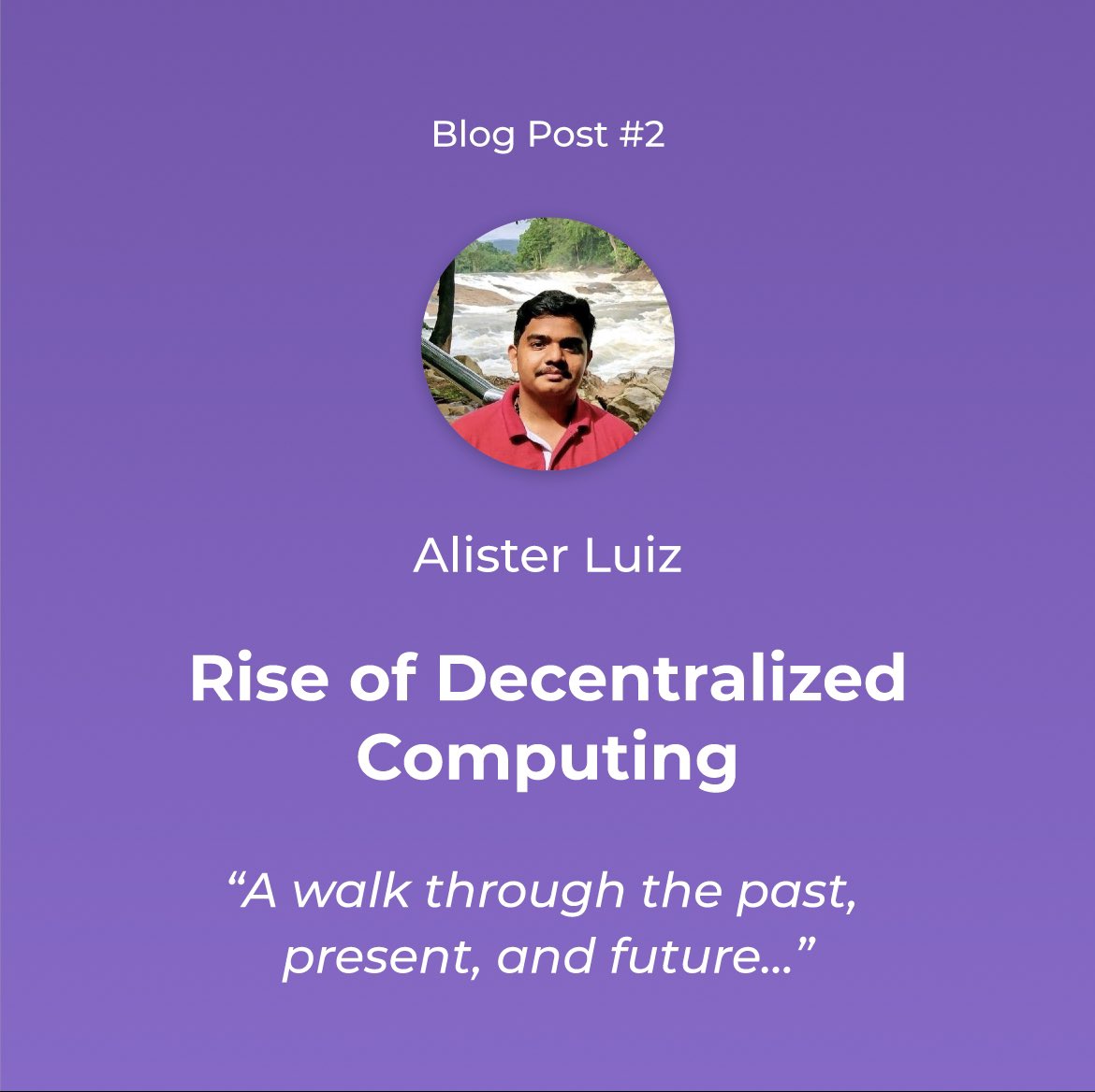 decenode's tweet photo. Curious about how decentralization is going to shape our 💻↔️💻? Check out this very interesting and informative blog by our very own co-founder @alister_luiz ! 👨‍💻💜✨ 

https://t.co/wind4O9Sgk
 
#getconnected #decenode #decentralizedcomputing
#startup #tech #innovation #dubai🇦🇪 https://t.co/9l72zNM7ng