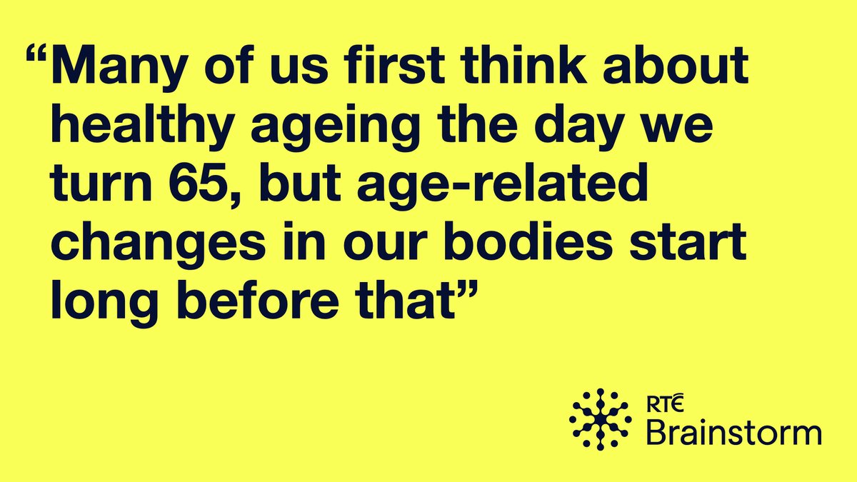 How to eat and exercise your way to healthy ageing. New Brainstorm podcast based on a piece by 
<a href="/caoileannmurphy/">Caoileann Murphy</a> &amp; Sinéad McCarthy <a href="/teagasc/">Teagasc</a> and voiced by Erik Threlfall - now available from wherever you get your podcasts &amp; rte.ie/brainstorm/202…