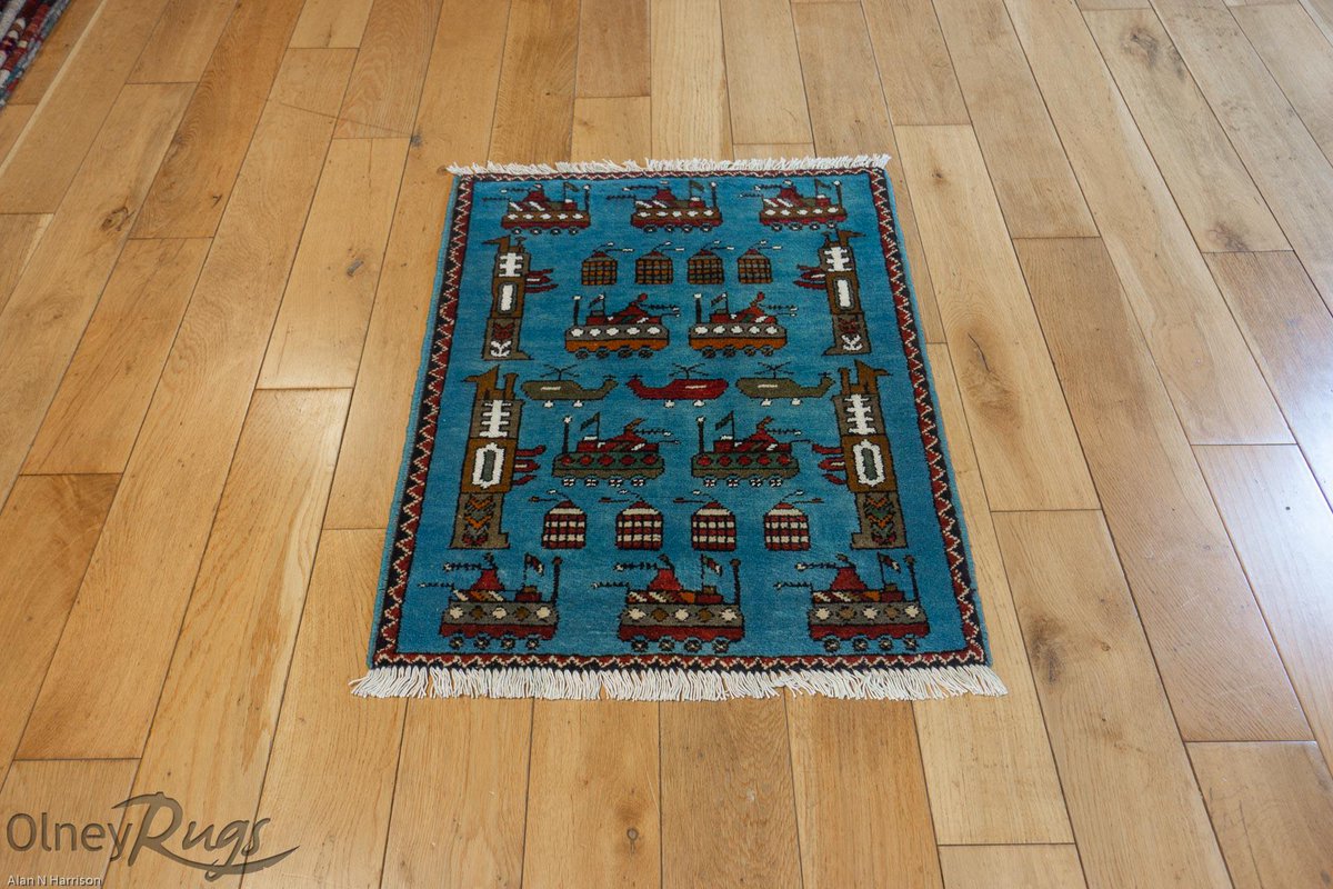 OlneyRugShop's tweet photo. Hand-knotted Baluch War Rug from Afghanistan. 
Only £111 https://t.co/aIYPIr98Ez
 Come see our stunning assortment of hand made Oriental rugs at https://t.co/v4pZyCfXhP https://t.co/bDH8qPcdAU
