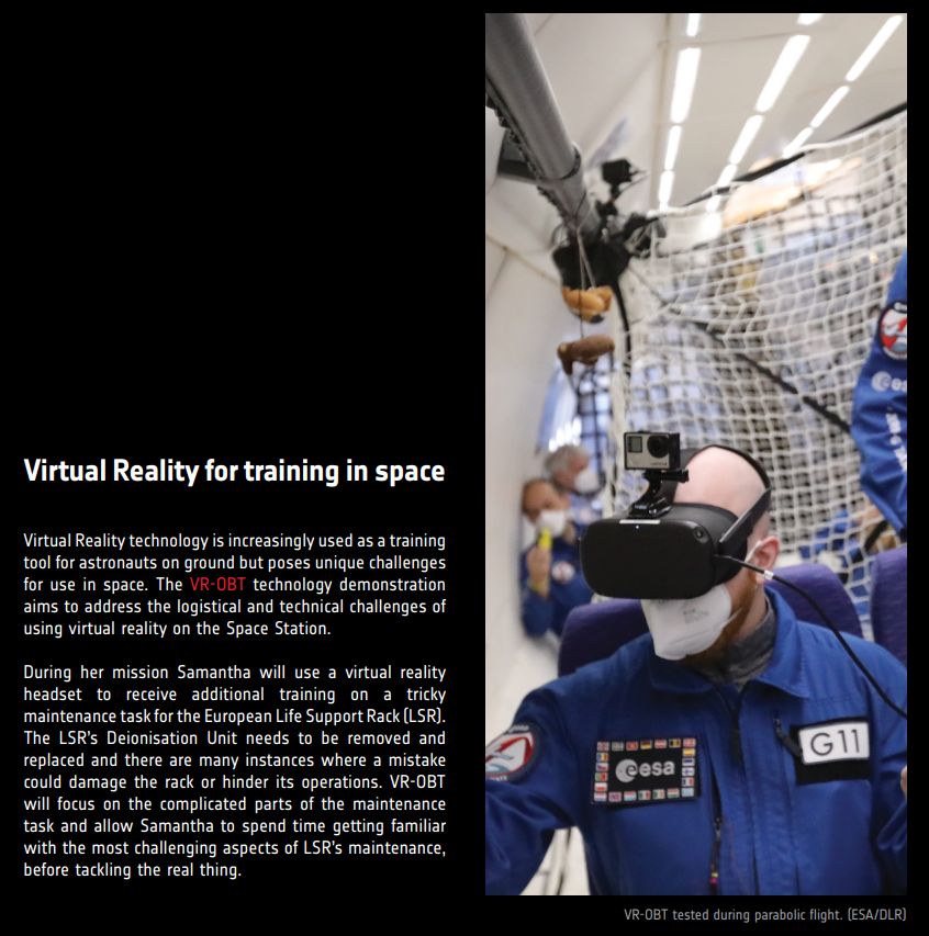 My hubby @StarStuffSteve made it to the ESA's Minerva brochure of @AstroSamantha. How cool! The whole thing available here: esamultimedia.esa.int/docs/HRE/Miner…