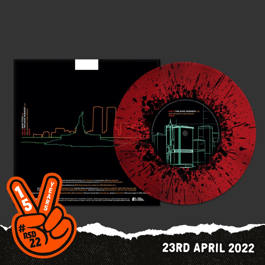 SilvaScreen's tweet photo. 15th @RSDUK is here! We've put out special releases of 'The Tamarind Seed', 'The Hitcher' and 'Escape From New York 7.'
Get them in participating indie record shops near you, distributed by #littleamberfish and out on #RSD22:
https://t.co/c8Rl6vzDwk https://t.co/29Ufguj10U