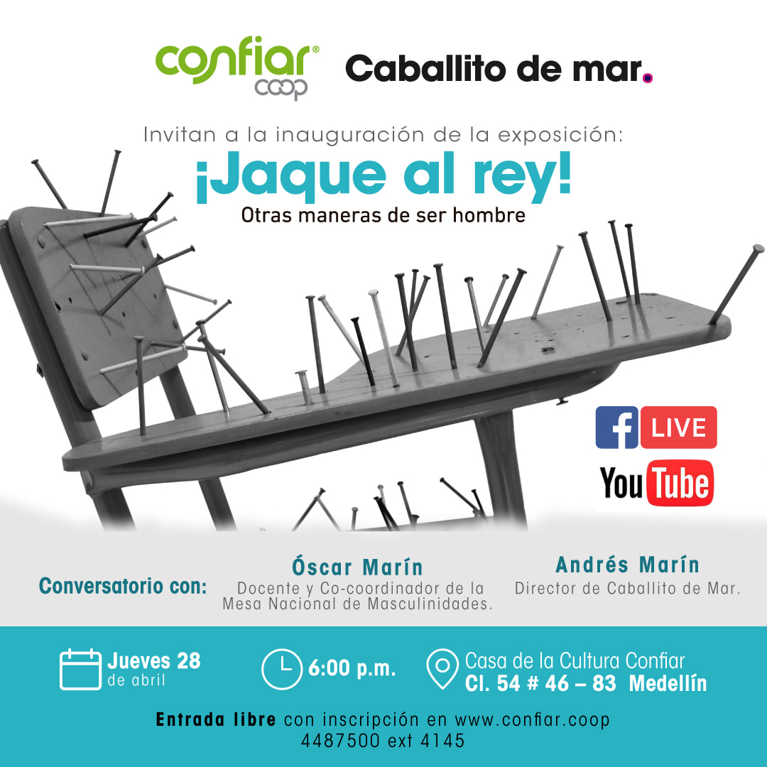 CONFIARCoop's tweet photo. Abrimos las puertas de nuestra Casa de la Cultura con la exposición: ¡Jaque al rey!, otras maneras de ser hombre, en alianza con @caballitodeamar

Participa de la inauguración inscribiéndote aquí: https://t.co/QfJcJWiwNT https://t.co/2PQh17QCKh