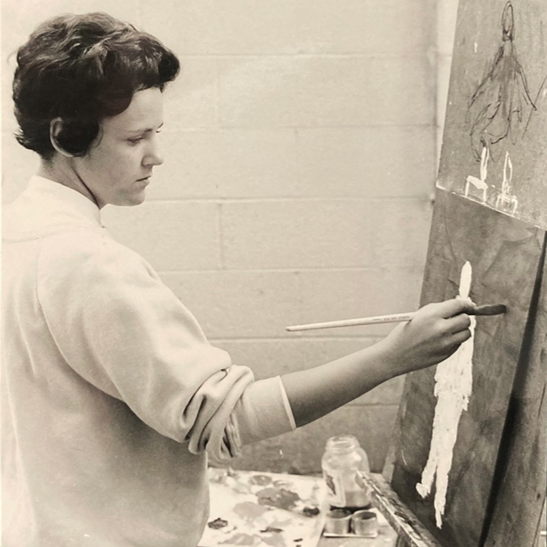 OC_Archives's tweet image. Happy Earth Day! Past Olivet College student Jackie Little working diligently on her painting. Come and support our graduating seniors at the annual Senior Exhibition Reception in the art building tonight from 5-7 P.M. and see what they created over the years.