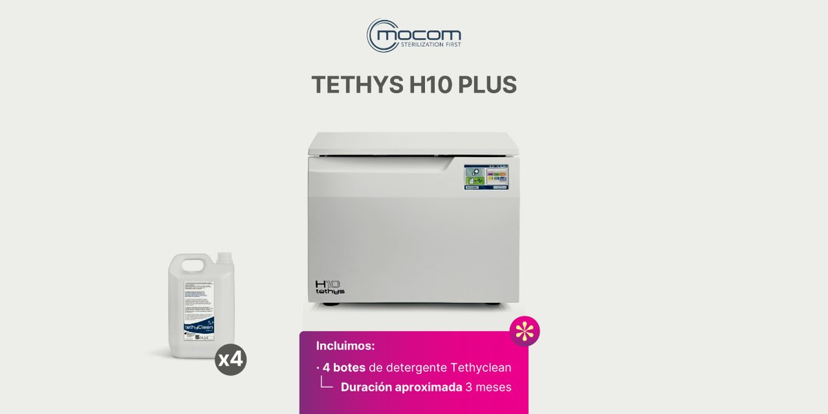 Incotrading's tweet photo. Ya queda poco para terminar las ofertas de Expodental, ¡no pierdas tu oportunidad!
Consigue un año gratis de detergente Tethyclean, sólo por tiempo limitado, hasta el 30 de abril.

#desinfección #mocom #autoclave #termodesinfectadora https://t.co/j6rQ4RWNq1