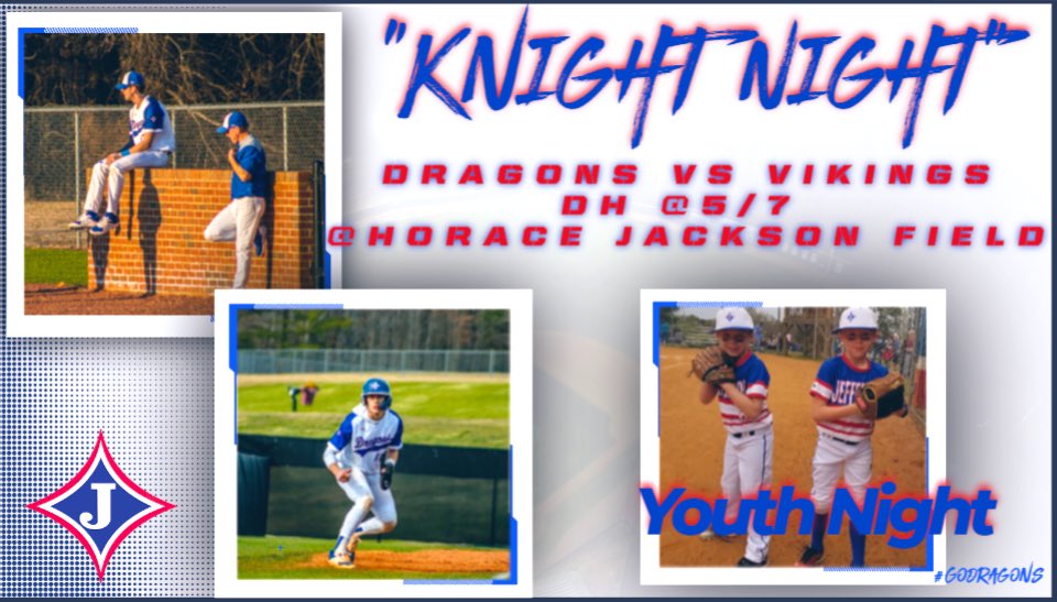 Join us tonight for “Knight Night” and “Youth Night” #GoDragons
