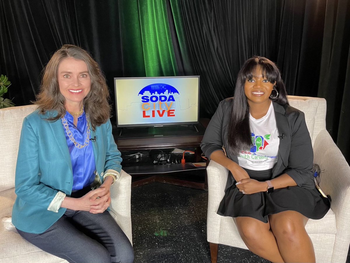 letsmeatless's tweet photo. Last Friday we had a blast on @wis10 โs Soda City Live with host @DawndyWISTV We talked about our collab with @bluebikesc called #MeatLessBikeMoreSC ๐ฑ๐ฒ๐ Use your cityโs #bikeshare sys to cycle to a restaurant for a #plantbased meal #LetsMeatLess #supportlocal #Sustainability https://t.co/PiR2UCTjWO