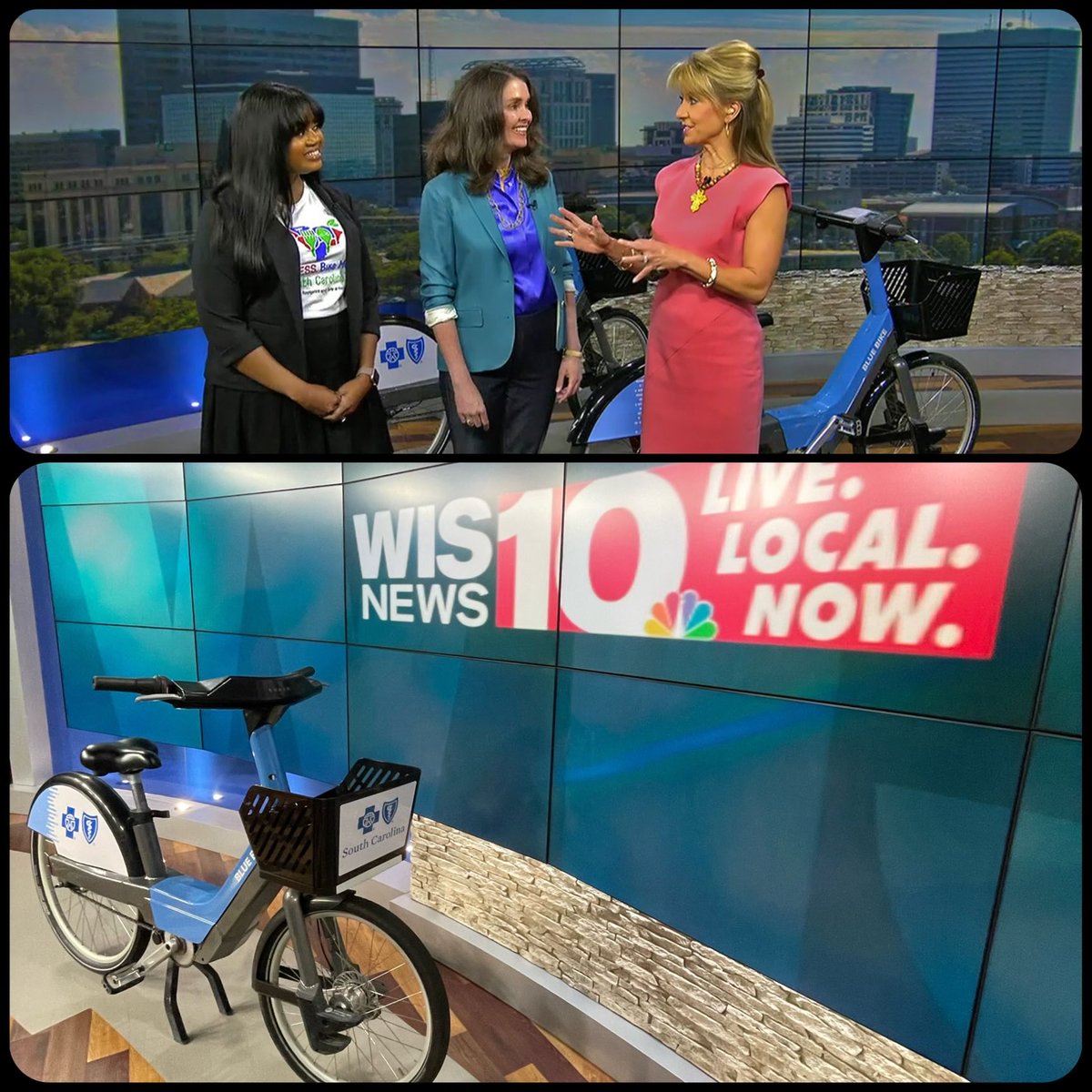 letsmeatless's tweet photo. Last Friday we had a blast on @wis10 โs Soda City Live with host @DawndyWISTV We talked about our collab with @bluebikesc called #MeatLessBikeMoreSC ๐ฑ๐ฒ๐ Use your cityโs #bikeshare sys to cycle to a restaurant for a #plantbased meal #LetsMeatLess #supportlocal #Sustainability https://t.co/PiR2UCTjWO