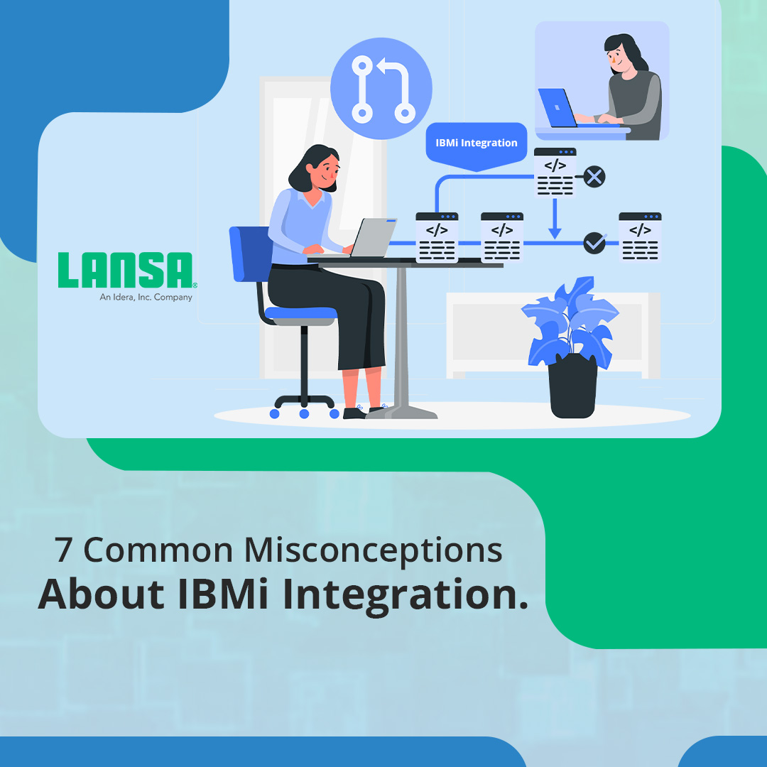 LANSA's tweet photo. 🙄 How can LANSA make IBM i integration challenges go away ?Learn about some of the most common misconceptions about 👨‍💻 IBMi integrations. 👉 https://t.co/1h29iJaPyF

#Lansa #lowcode #lowcodesolution #hybridlowcode #lowcodeplatform #VisualLansa #applicationdevelopment https://t.co/Ga9Sp9qlo0