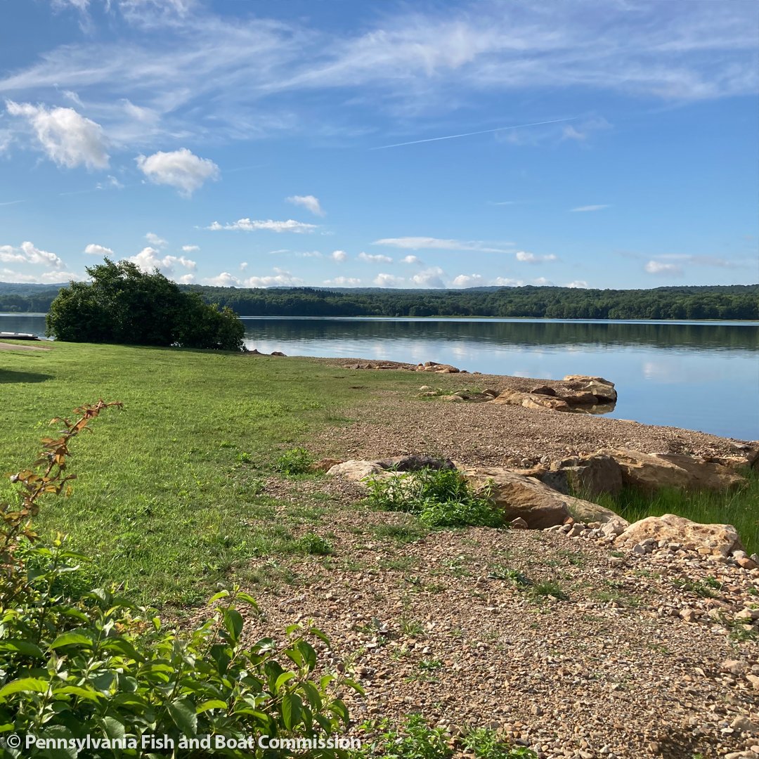 pafishandboat's tweet photo. The PFBC and @DCNRnews installed stone deflectors (pictured) at Yellow Creek Lake to protect the shoreline from further erosion, increase angler access, improve fish habitat, and protect water quality.

Visit Yellow Creek State Park: https://t.co/cevwUddWCq

#earthday #fishpa https://t.co/ra66gZBdt3