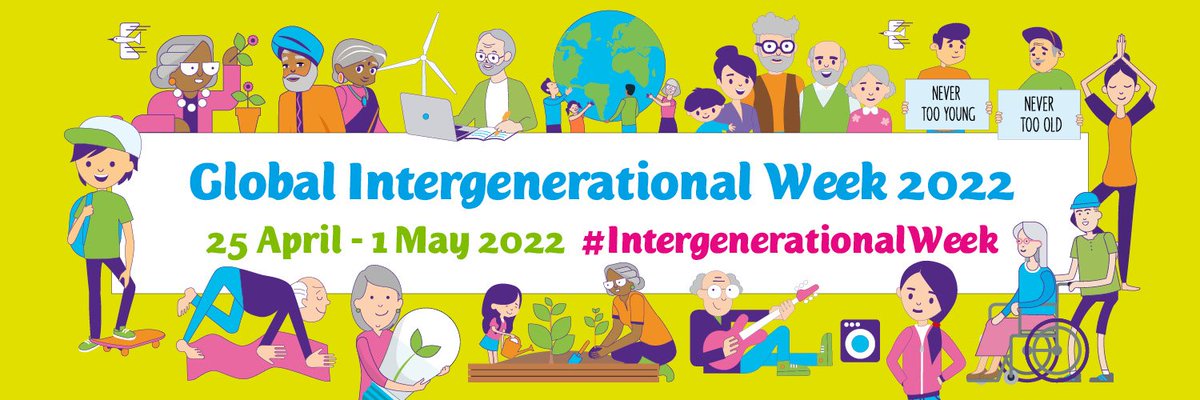 Next week is #IntergenerationalWeek, and to support it we'll be posting a series of blogs to tie in with the daily themes. Visit our website from Monday to read our thoughts! #Intergenerational #Events