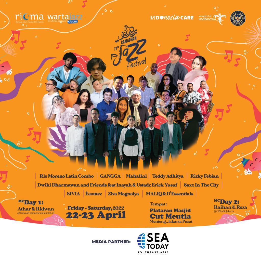 seatodaynews's tweet photo. Something big is coming!
THE 11TH RAMADHAN JAZZ FESTIVAL 2022 is here!
A concert organized by #RemajaIslam #MasjidCutMeutia & also initiated by Wartajazz will be attended by various famous guest stars such as.
#SEAToday #SEATodayNews #Jakarta #Indonesia #11thRJF #RICMAUPDATE https://t.co/QoSjMk4Pd5