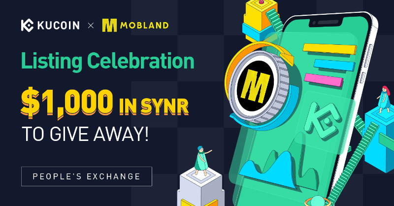 kucoincom's tweet photo. Build Your Own Syndicate in @MobLandHQ! Win a Share of $51,000 in $SYNR

Details: https://t.co/xmOUDlQpx8

💰 $1,000 GIVEAWAY 💰
👇 Enter the Gleam contest 
✅ Complete simple tasks
🎁 100 winners x $10 in $SYNR each!